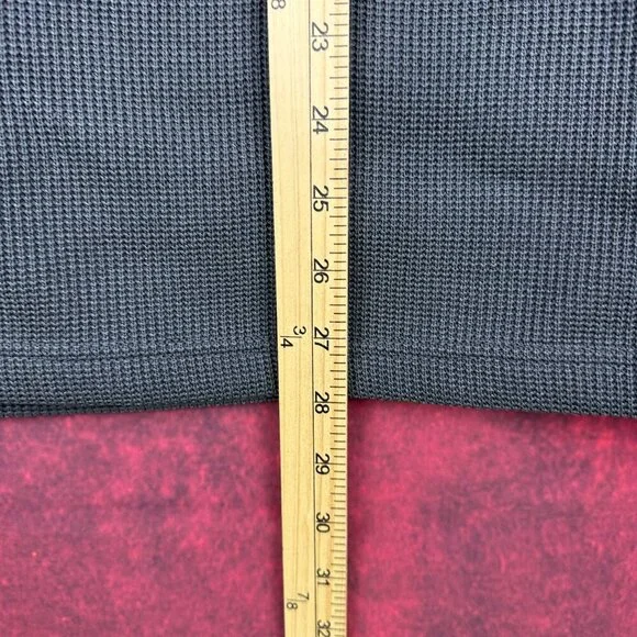 SPYDER MEN'S OUTBOUND 1/4 ZIP PULLOVER, GRAY, BLACK, BLUE ZIPPER, LOGO, SIZE L - Picture 9 of 12